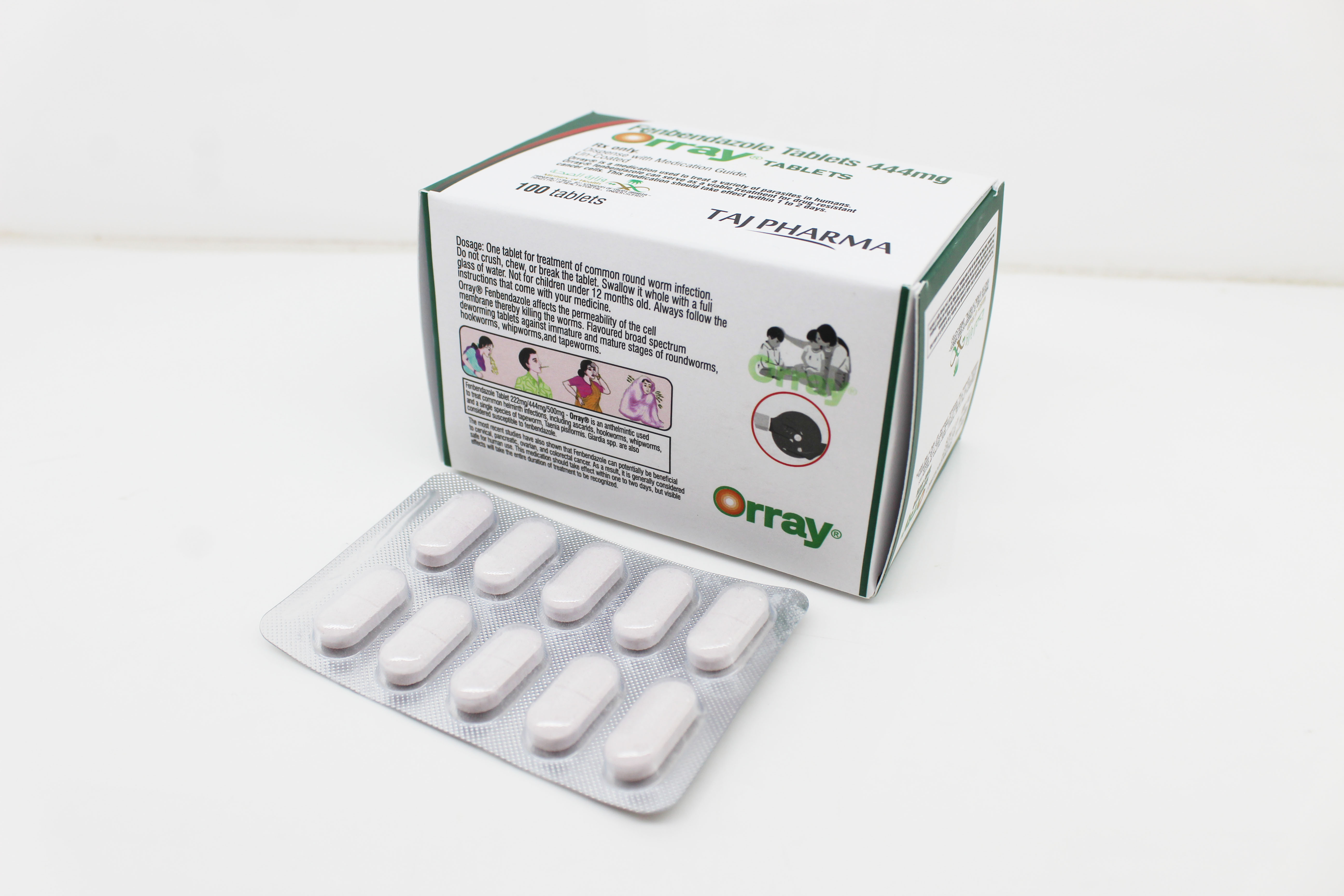 Fenbendazole Tablets 444mg - Fenbendazole Tablets 444mg At Best Price In Mumbai manufactured by Taj Pharma India for global export